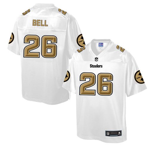 Men's Game Le'Veon Bell Nike Jersey White - #26 Pro Line Fashion NFL Pittsburgh Steelers